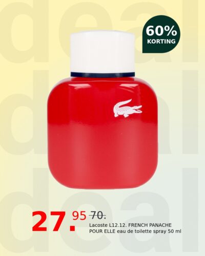 Lacoste L12.12. FRENCH PANACHE POUR ELLE eau de toilette spray 50 ml