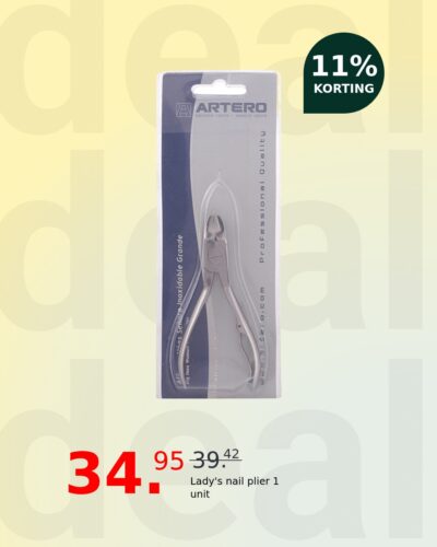 Lady's nail plier 1 unit
