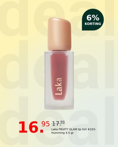 Laka FRUITY GLAM lip tint #103-Humming 4.5 gr