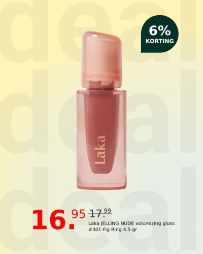 Laka JELLING NUDE volumizing gloss #301-Fig Ring 4.5 gr