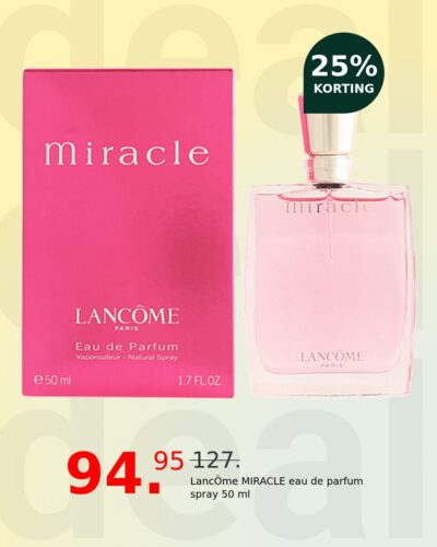 LancÔme MIRACLE eau de parfum spray 50 ml
