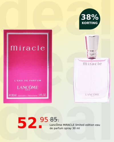 LancÔme MIRACLE limited edition eau de parfum spray 30 ml