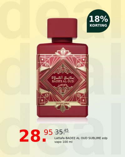 Lattafa BADEE AL OUD SUBLIME edp vapo 100 ml