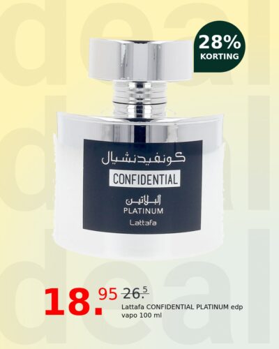 Lattafa CONFIDENTIAL PLATINUM edp vapo 100 ml