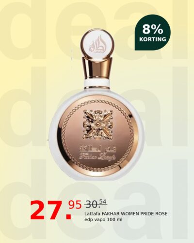 Lattafa FAKHAR WOMEN PRIDE ROSE edp vapo 100 ml