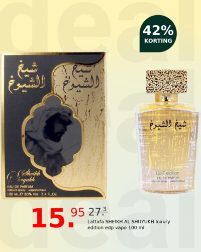Lattafa SHEIKH AL SHUYUKH luxury edition edp vapo 100 ml