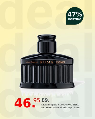 Laura biagiotti ROMA UOMO NERO ESTREMO INTENSE edp vapo 75 ml