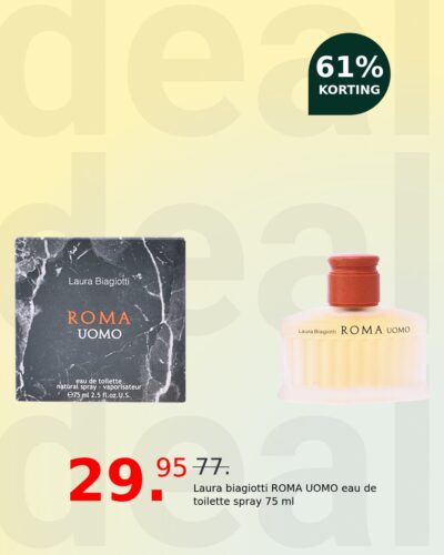 Laura biagiotti ROMA UOMO eau de toilette spray 75 ml