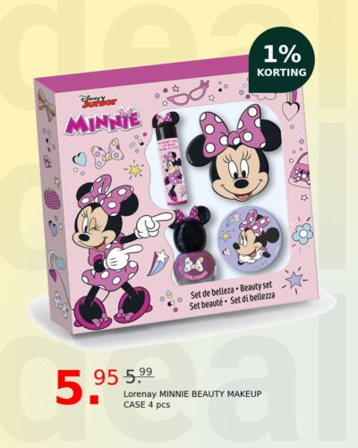 Lorenay MINNIE BEAUTY MAKEUP CASE 4 pcs