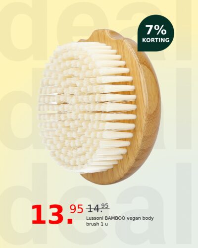 Lussoni BAMBOO vegan body brush 1 u