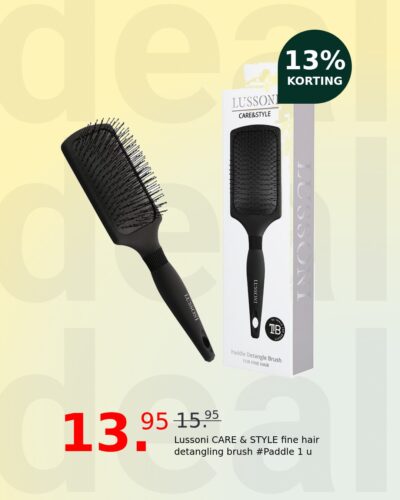 Lussoni CARE & STYLE fine hair detangling brush #Paddle 1 u