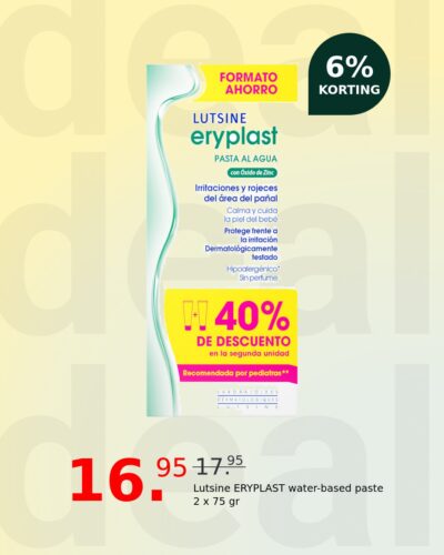 Lutsine ERYPLAST water-based paste 2 x 75 gr