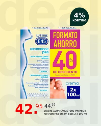 Lutsine XERAMANCE PLUS intensive restructuring cream pack 2 x 100 ml
