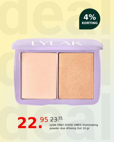 Lylak ONLY GOOD VIBES illuminating powder duo #Going Out 16 gr