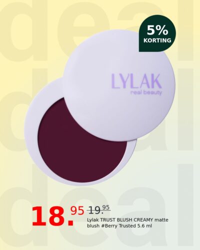 Lylak TRUST BLUSH CREAMY matte blush #Berry Trusted 5.6 ml