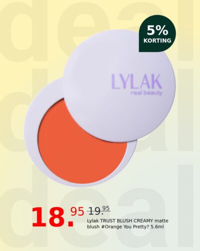 Lylak TRUST BLUSH CREAMY matte blush #Orange You Pretty? 5.6ml