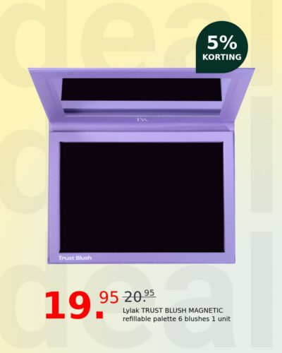 Lylak TRUST BLUSH MAGNETIC refillable palette 6 blushes 1 unit