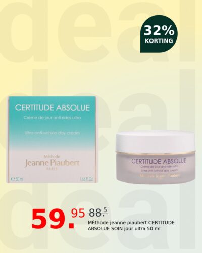 MÉthode jeanne piaubert CERTITUDE ABSOLUE SOIN jour ultra 50 ml