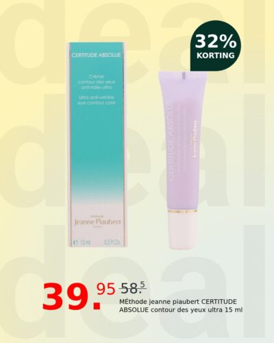 MÉthode jeanne piaubert CERTITUDE ABSOLUE contour des yeux ultra 15 ml