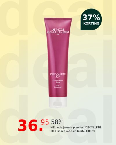 MÉthode jeanne piaubert DÉCOLLETÉ 3D+ soin quotidien buste 100 ml