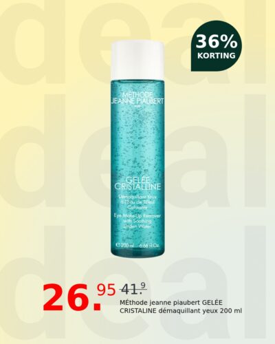 MÉthode jeanne piaubert GELÉE CRISTALINE démaquillant yeux 200 ml