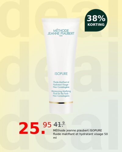 MÉthode jeanne piaubert ISOPURE fluide matifiant et hydratant visage 50 ml