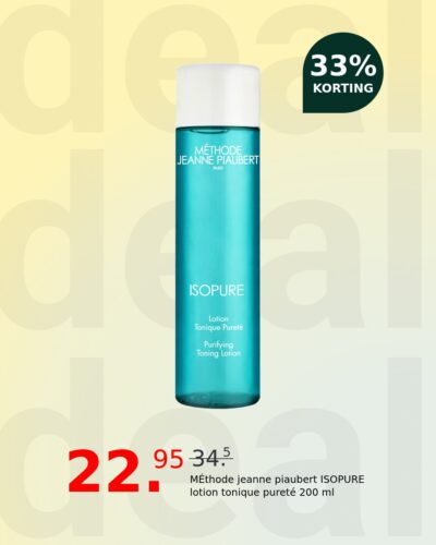 MÉthode jeanne piaubert ISOPURE lotion tonique pureté 200 ml