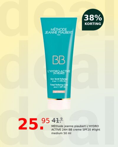 MÉthode jeanne piaubert L'HYDRO ACTIVE 24H BB creme SPF20 #light medium 50 ml