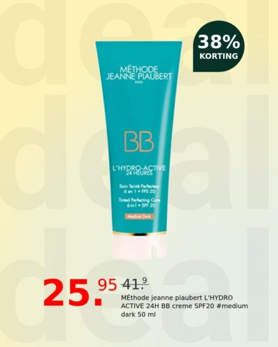 MÉthode jeanne piaubert L'HYDRO ACTIVE 24H BB creme SPF20 #medium dark 50 ml