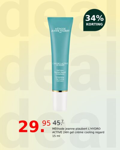 MÉthode jeanne piaubert L'HYDRO ACTIVE 24H gel crème cooling regard 15 ml