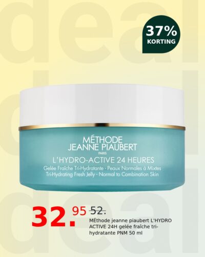 MÉthode jeanne piaubert L'HYDRO ACTIVE 24H gelée fraîche tri-hydratante PNM 50 ml