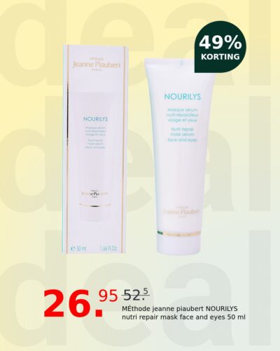 MÉthode jeanne piaubert NOURILYS nutri repair mask face and eyes 50 ml