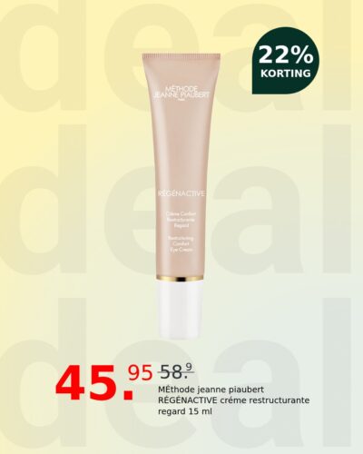 MÉthode jeanne piaubert RÉGÉNACTIVE créme restructurante regard 15 ml
