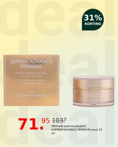 MÉthode jeanne piaubert SUPREM'ADVANCE PREMIUM yeux 15 ml