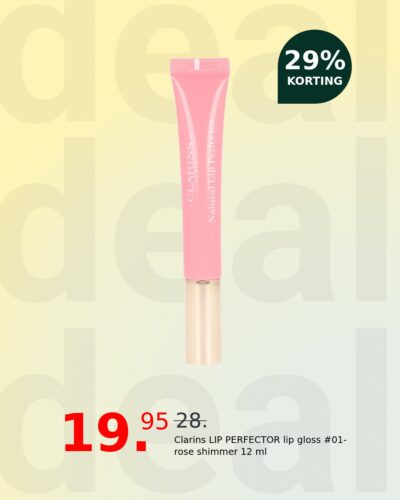 Clarins LIP PERFECTOR lip gloss #01-rose shimmer 12 ml