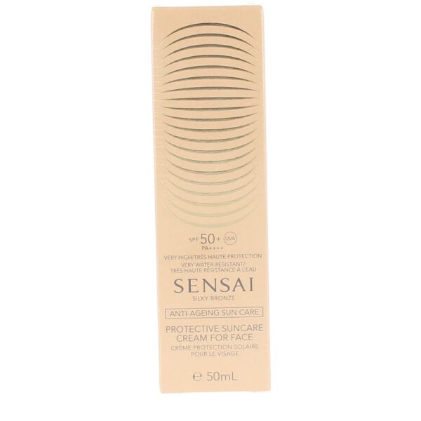 Sensai SILKY BRONZE protective suncare cream for face SPF50+ 50 ml