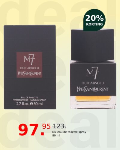 M7 eau de toilette spray 80 ml