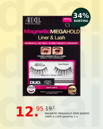 MAGNETIC MEGAHOLD DEMI WISPIES LINER & LASH pestañas 2 u