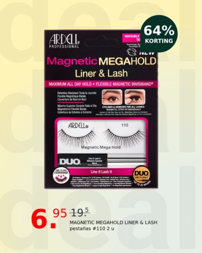 MAGNETIC MEGAHOLD LINER & LASH pestañas #110 2 u