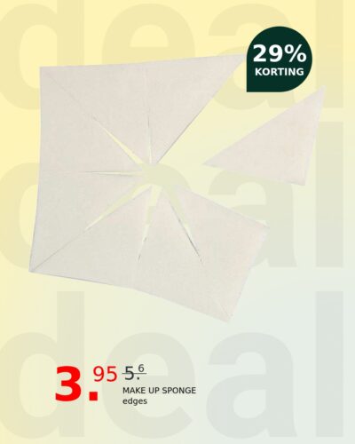 MAKE UP SPONGE edges