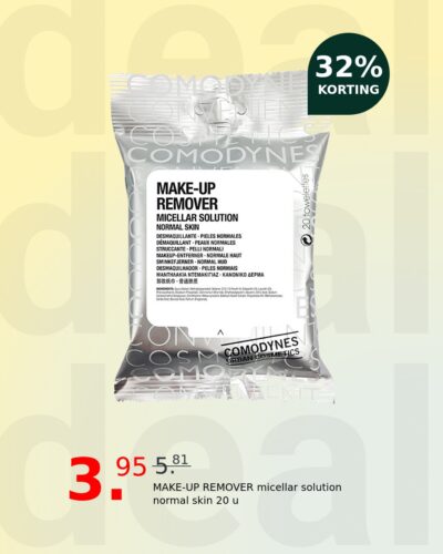 MAKE-UP REMOVER micellar solution normal skin 20 u