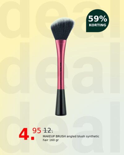MAKEUP BRUSH angled blush synthetic hair 160 gr