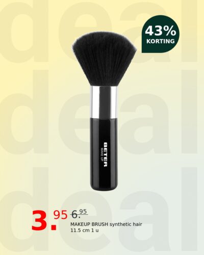 MAKEUP BRUSH synthetic hair 11.5 cm 1 u
