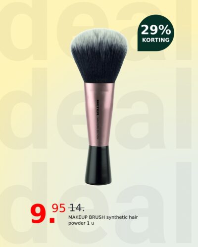 MAKEUP BRUSH synthetic hair powder 1 u