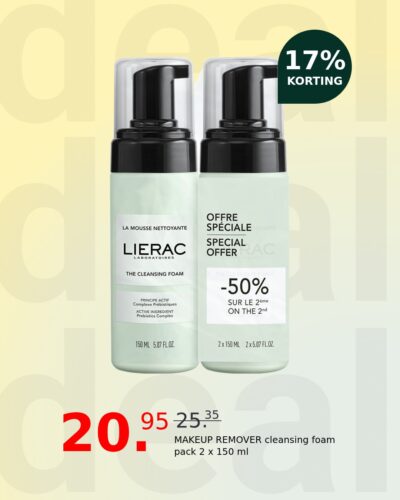 MAKEUP REMOVER cleansing foam pack 2 x 150 ml