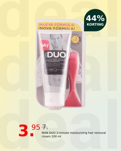 MAN DUO 3-minute moisturizing hair removal cream 200 ml