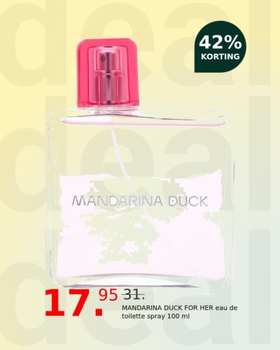 MANDARINA DUCK FOR HER eau de toilette spray 100 ml