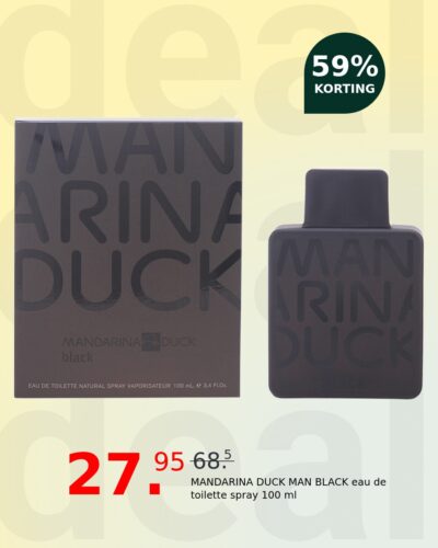 MANDARINA DUCK MAN BLACK eau de toilette spray 100 ml