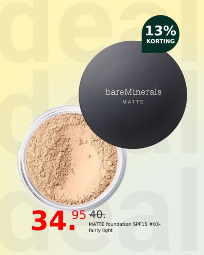 MATTE foundation SPF15 #03-fairly light