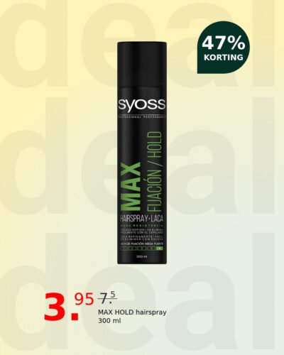 MAX HOLD hairspray 300 ml